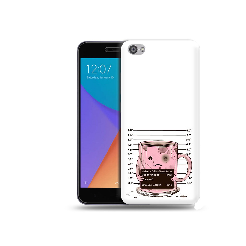 

Чехол MyPads Tocco для Xiaomi Redmi Note 5A кружка (PT75665.324.420), Прозрачный, Tocco