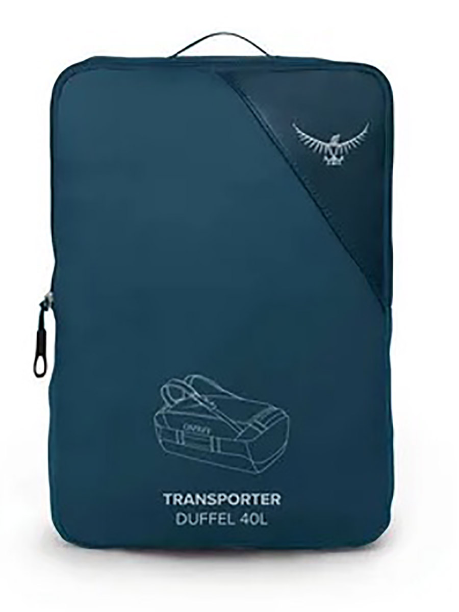 Дорожная сумка мужская Osprey Transporter 40 синяя, 53х31х27 см