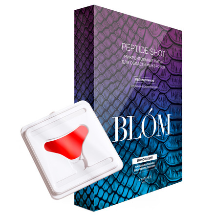 

Патчи для области межбровья Blom Peptide Shot 4 шт