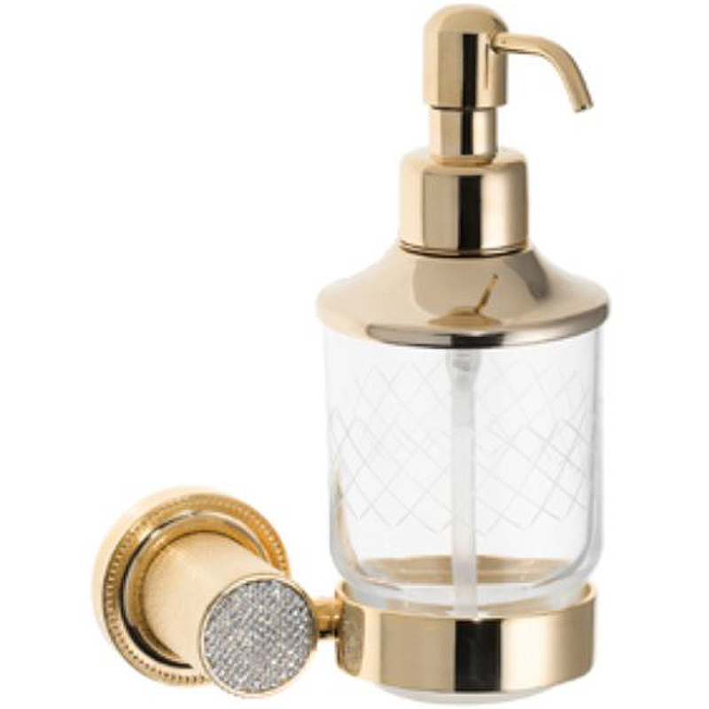 

Дозатор для жидкого мыла Boheme Royal Cristal 10932-G-B