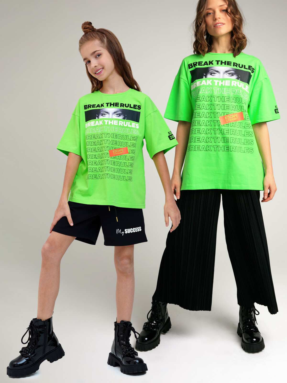 

Футболка детская PlayToday Tween 12321420, светло-зеленый, белый, черный, 152, 12321420