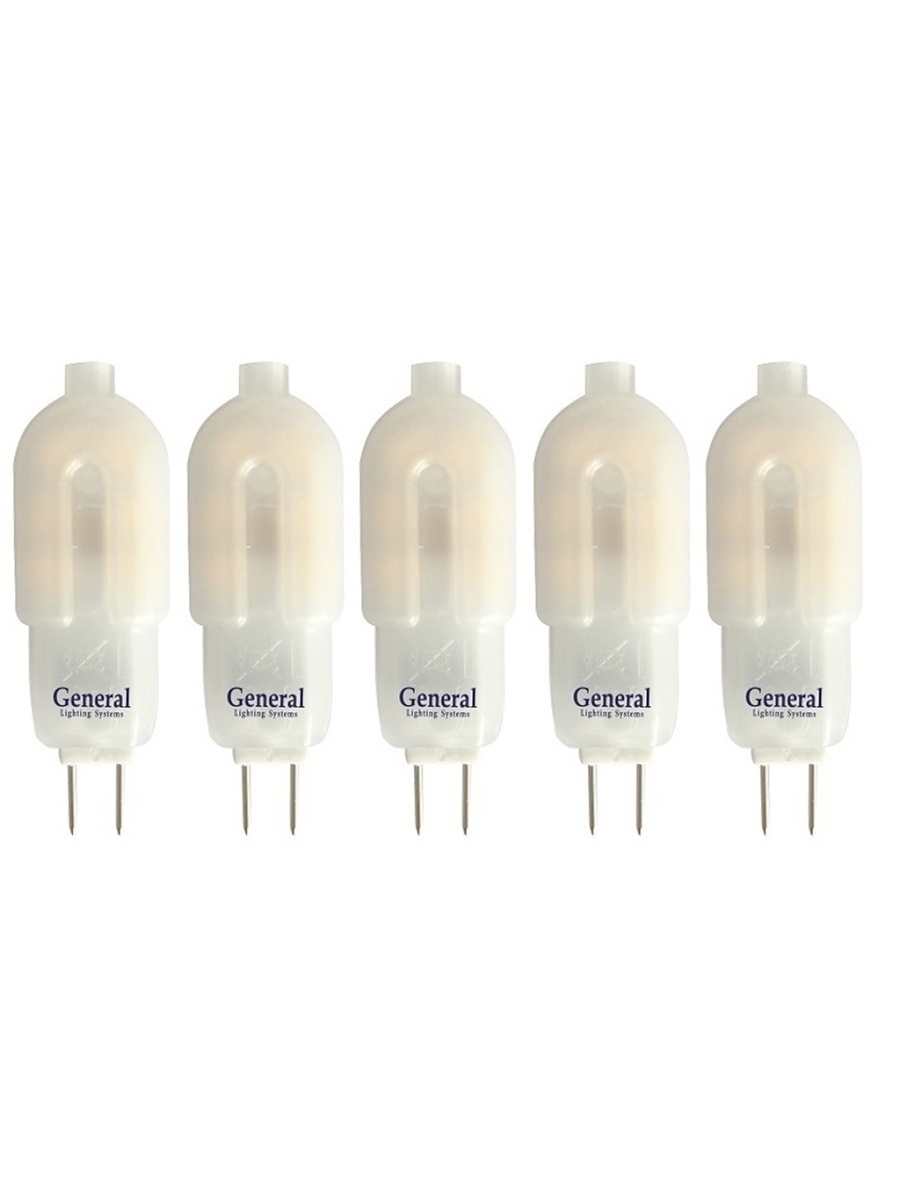 

Лампочка General GLDEN-G4-3-M-12-4500, 5шт, G4