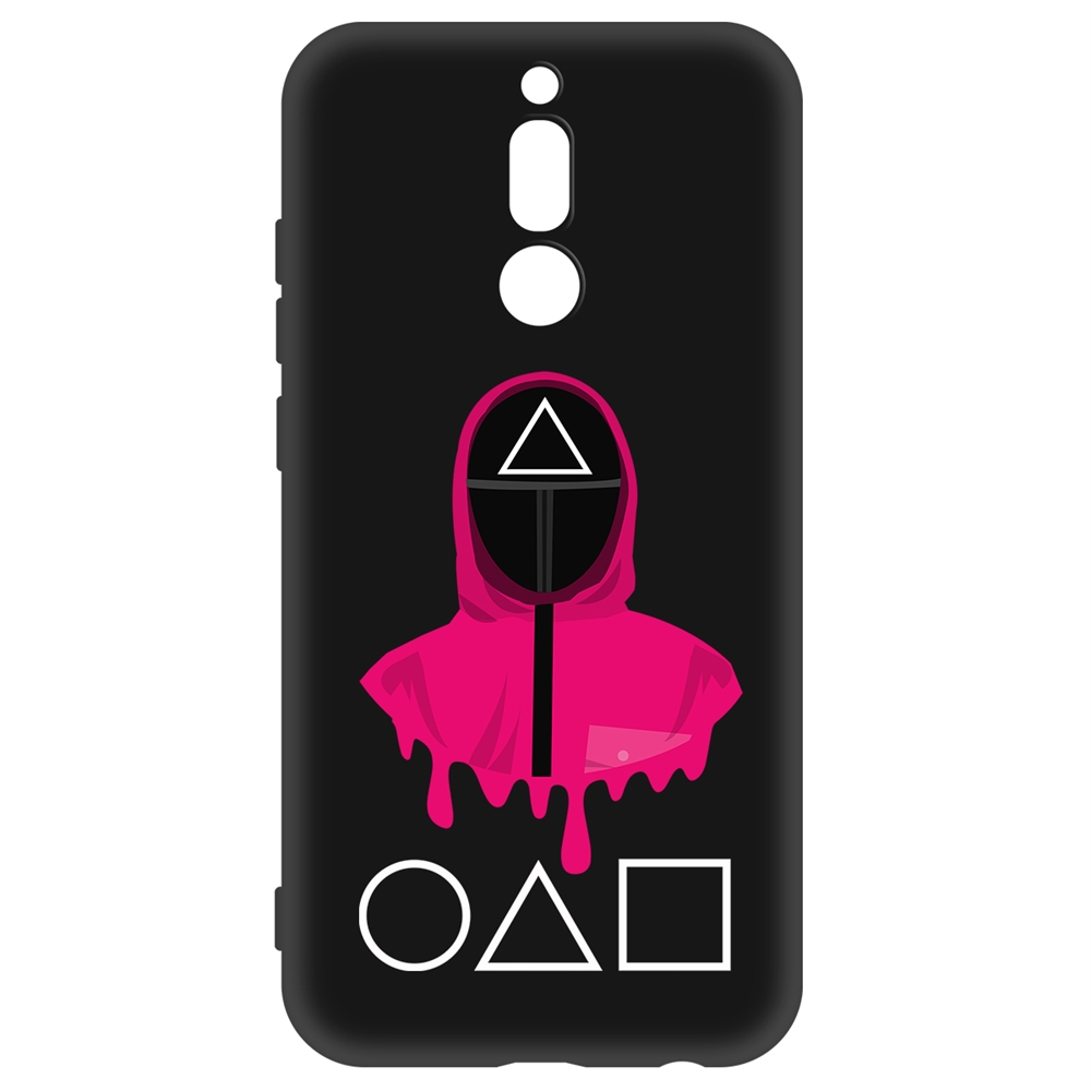 Чехол-накладка Krutoff Soft Case Игра в кальмара-Солдат для Xiaomi Redmi 8 черный