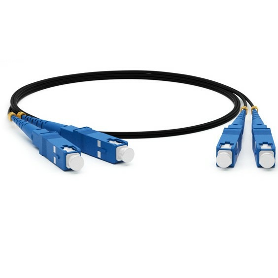 фото Кабель оптический патч-корд hyperline fc-d2-9-sc/ur-sc/ur-h-1m-lszh-bk 10m