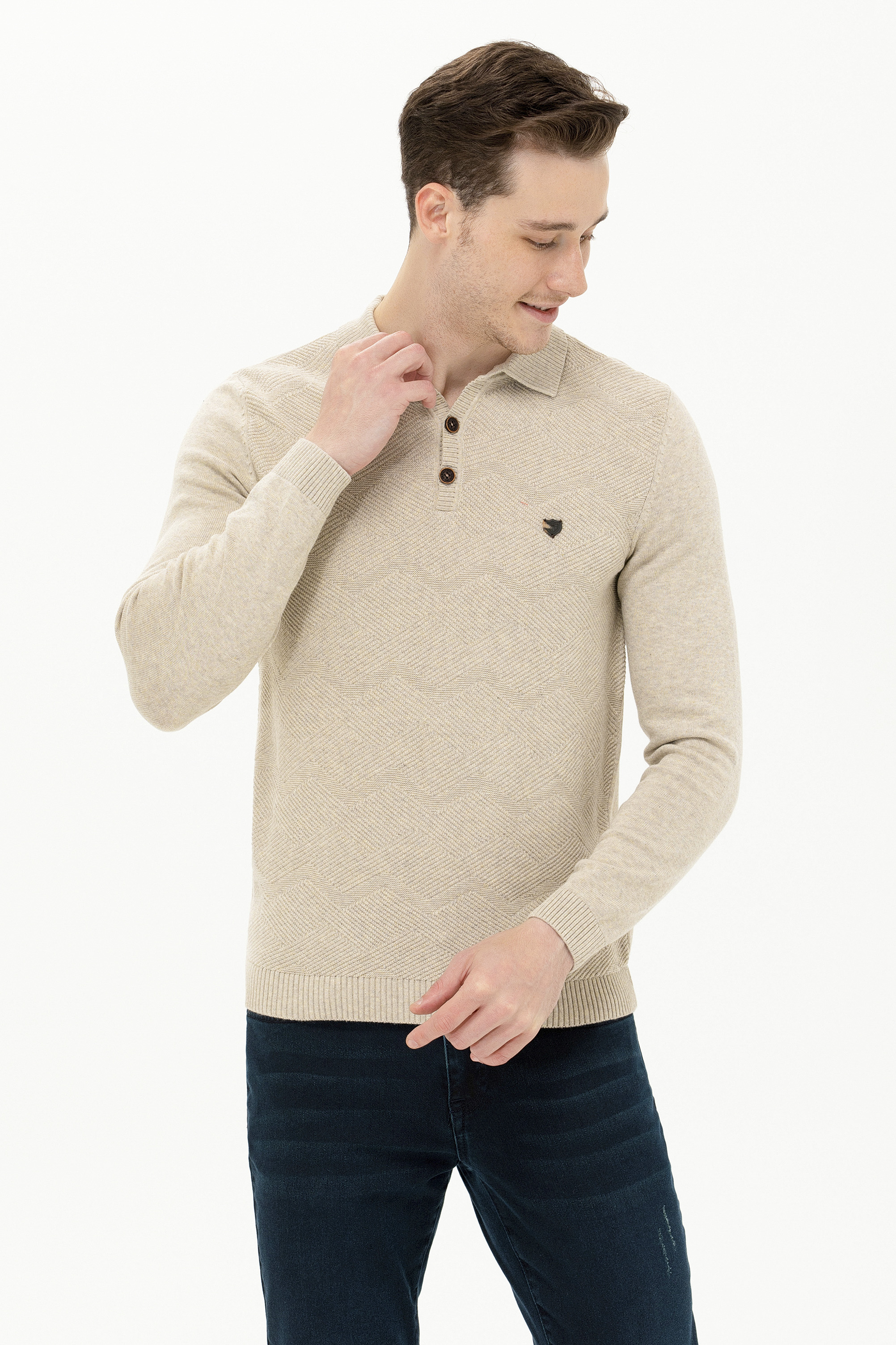

Пуловер мужской US Polo Assn G081SZ0TK0HOSTEL бежевый XS, G081SZ0TK0HOSTEL