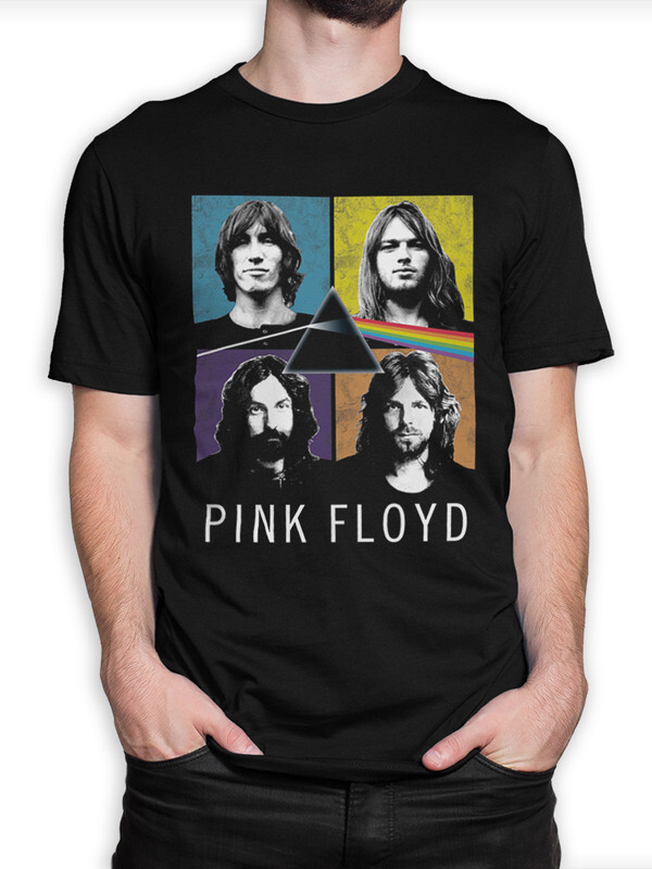 фото Футболка мужская design heroes pink floyd - пинк флойд черная xs