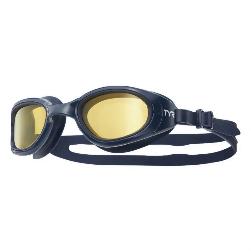 Очки для плавания  TYR Special Ops 2.0 Non-Mirrored, арт.LGSPL2P-785, ЖЕЛТЫЕ линзы, темнос