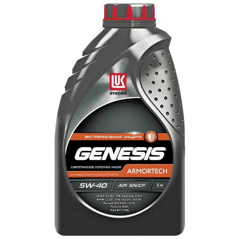 фото Моторное масло lukoil genesis armortech 1539414 5w40 1 л