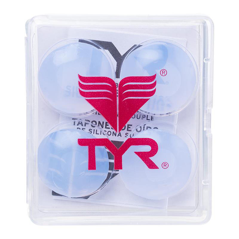 фото Беруши tyr soft silicone ear plugs, арт.lep-101, one size, силикон, прозрачный