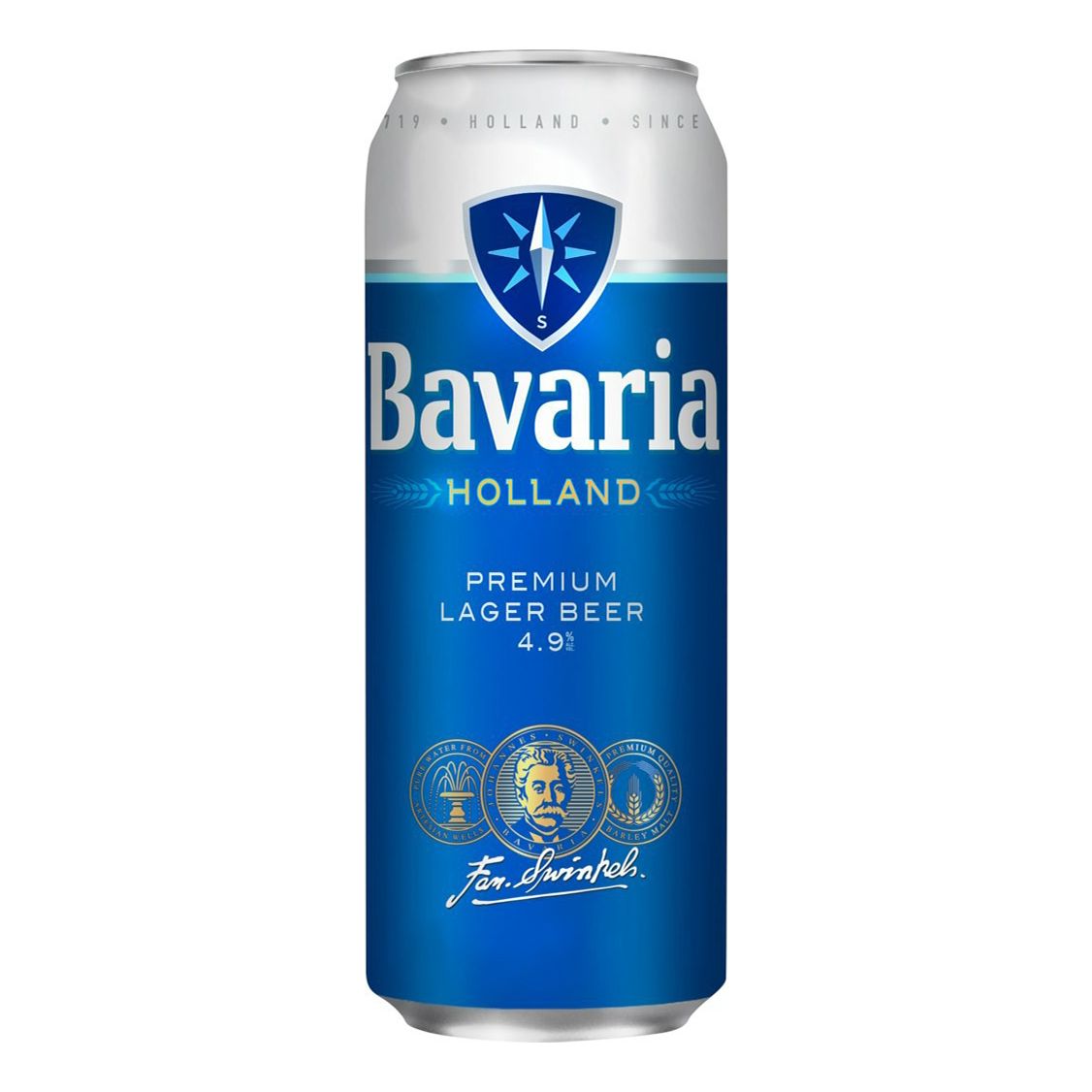 Пиво Bavaria Premium светлое фильтрованное пастеризованное 4,9% 0,45 л