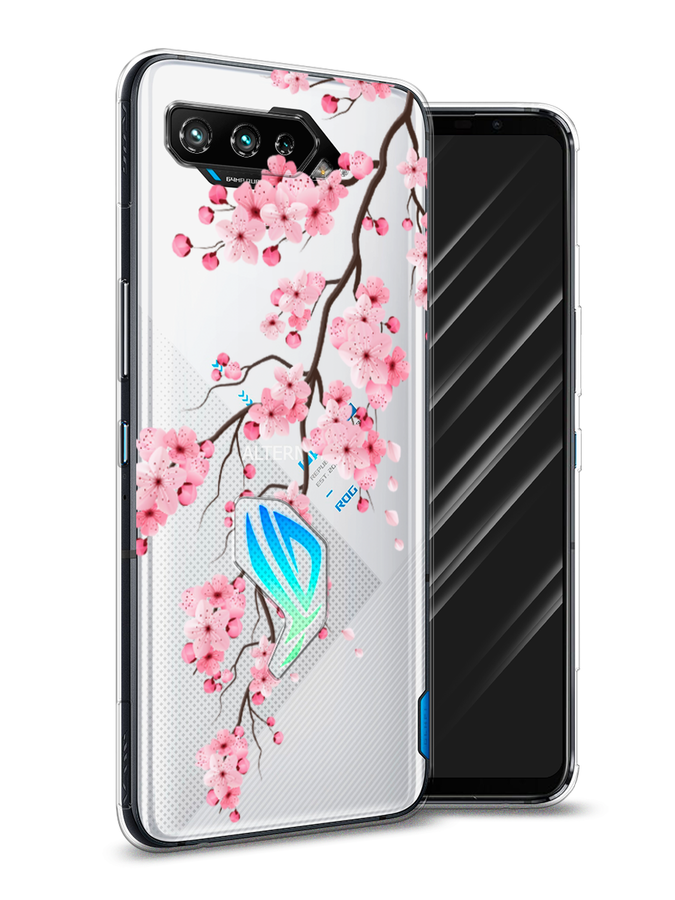 

Чехол Awog на Asus ROG Phone 5 "Розовая сакура", Розовый;коричневый, 44250-8