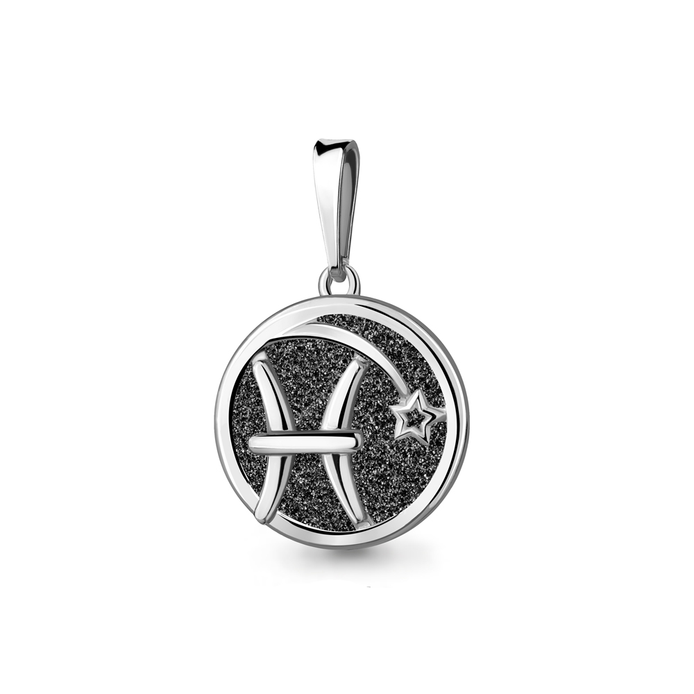 

Подвеска из серебра с винилом Aquamarine 15015У_925_р, 15015У_925_р