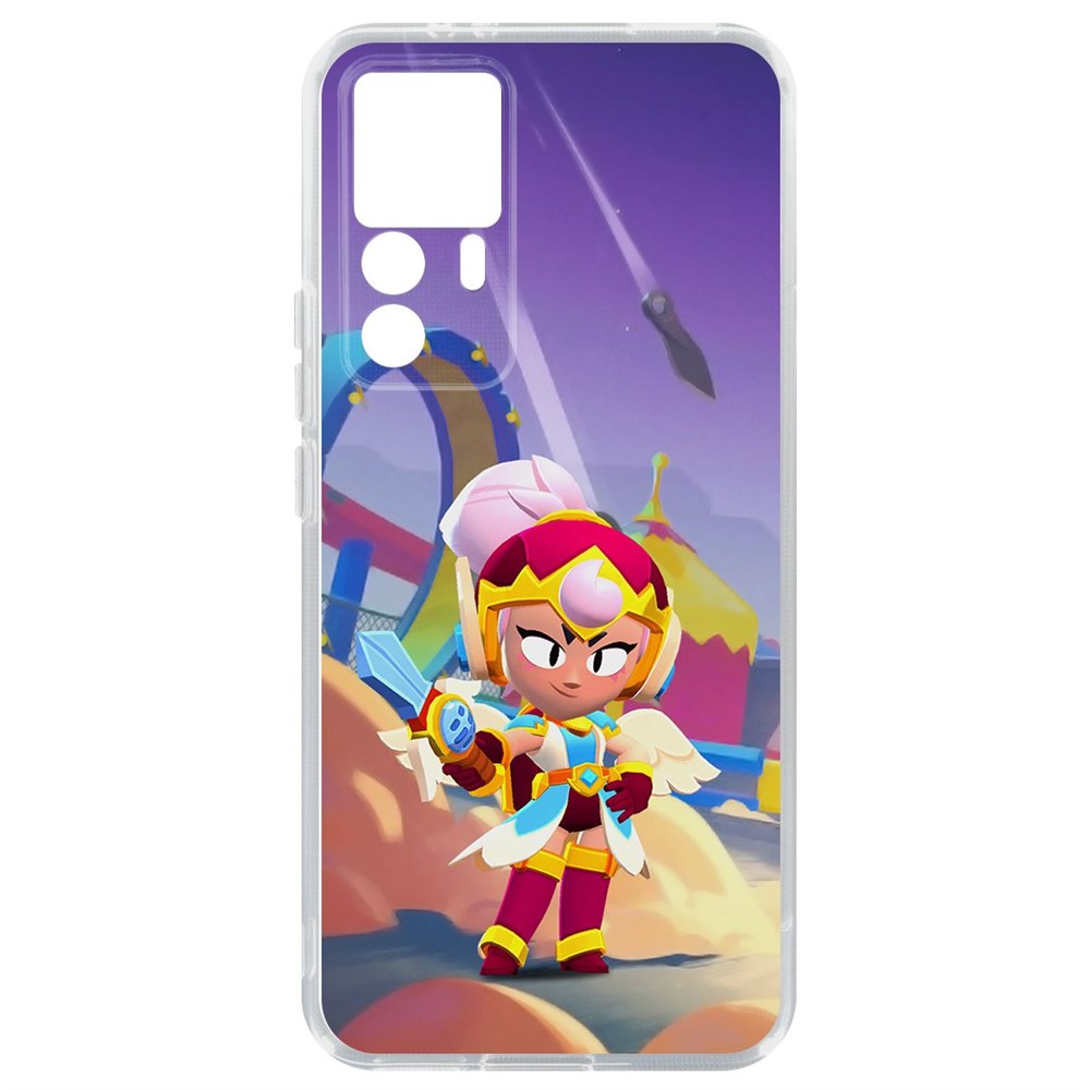 

Чехол-накладка Brawl Stars-Валькирия Джанет для Xiaomi 12T, Прозрачный