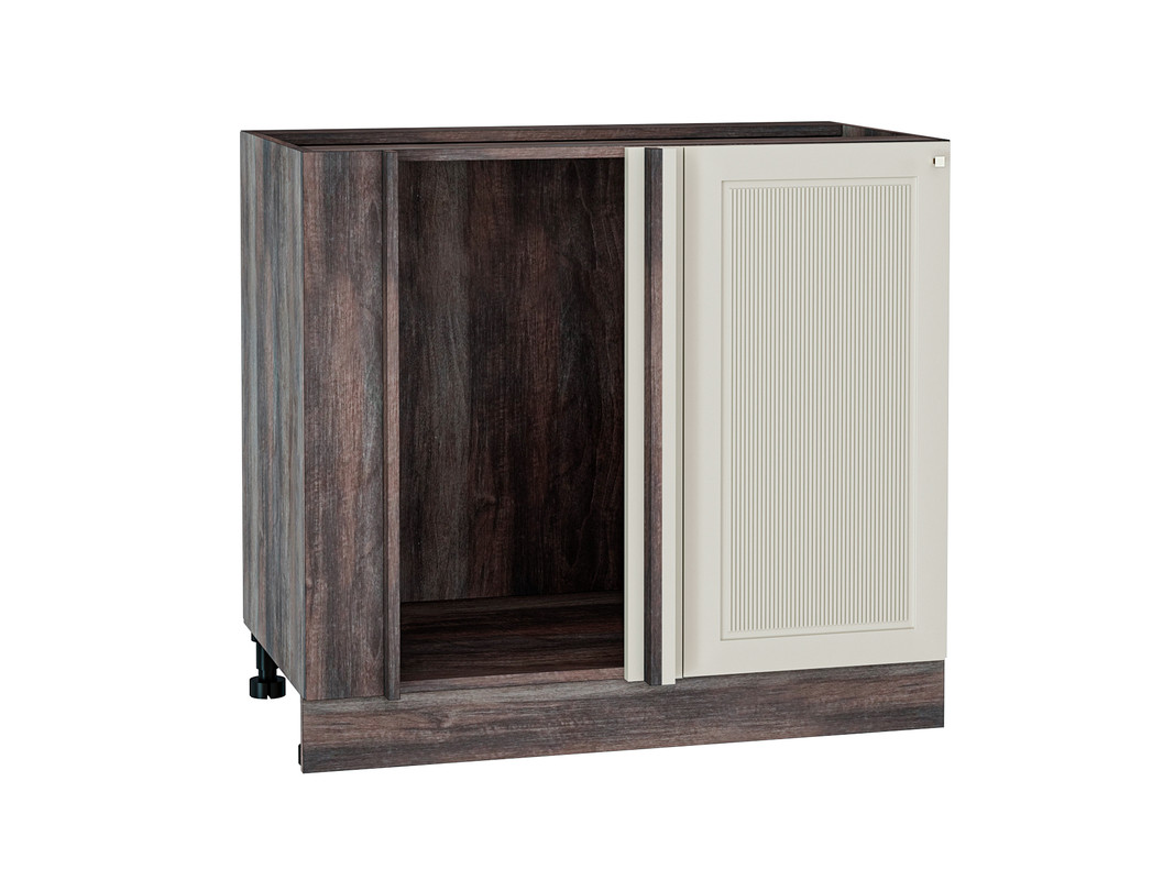 

Напольный шкаф угловой 990 с 1-ой дверцей МС Моцарт Сурская МДФ Дуб Кальяри/Кварц грей Ф20, Серый, Моцарт