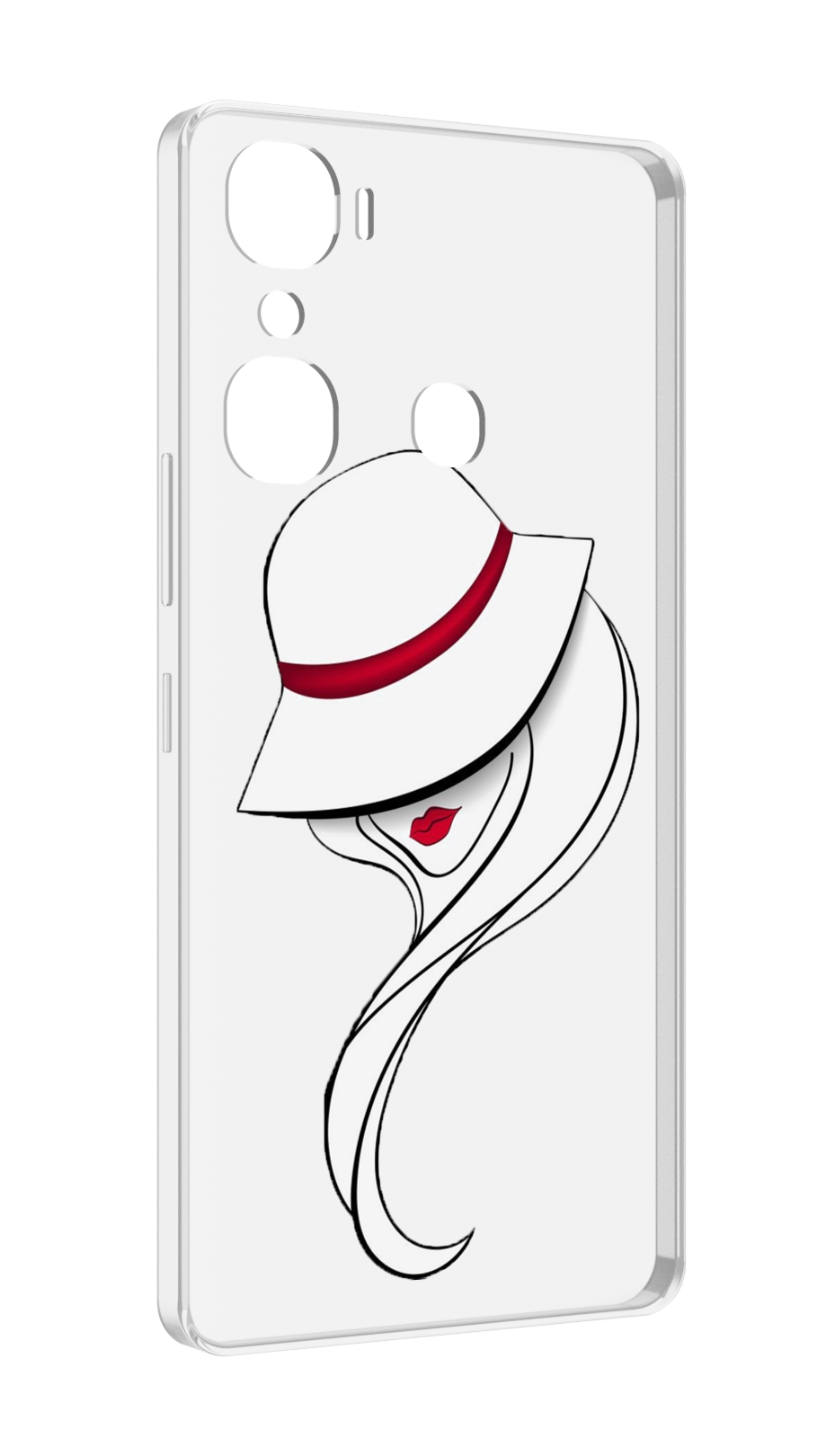 

Чехол MyPads Лого женский для Infinix Hot 12 Pro, Прозрачный, Tocco