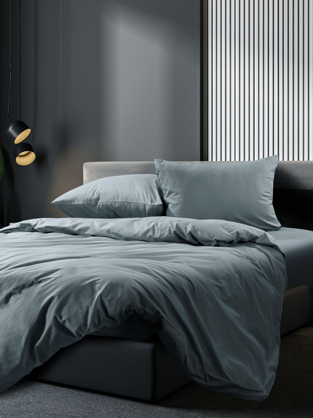 

Комплект постельного белья 2-x спальный перкаль Унисон Mr. Gray, Unicolor