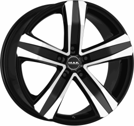 

Колесный диск MAK Stone5 t 7,0x17 5x120 D65.1 ET55 цвет Black Mirror