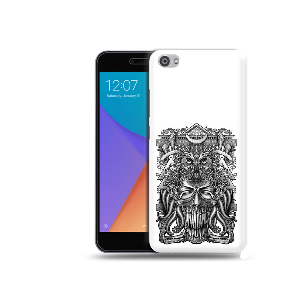 

Чехол MyPads Tocco для Xiaomi Redmi Note 5A зубастая сова (PT75665.324.369), Прозрачный, Tocco