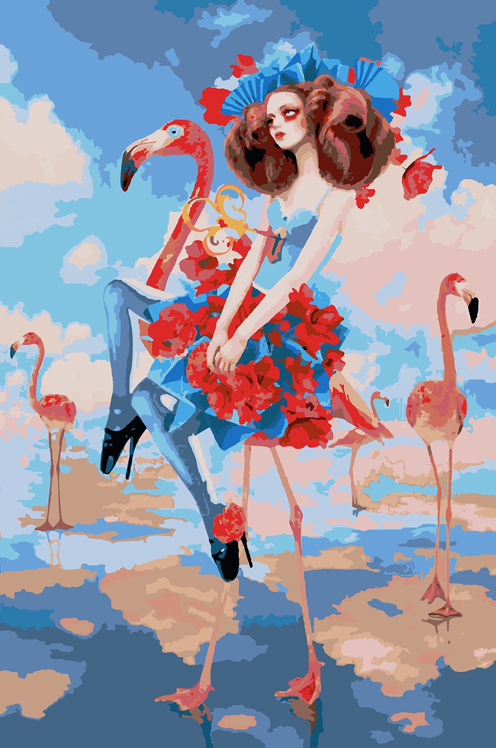 Алиса в стране чудес Фламинго иллюстрации
