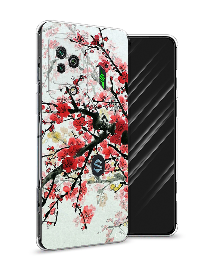 

Чехол Awog на Xiaomi Black Shark 5 Pro "Сакура", Разноцветный, 314150-4