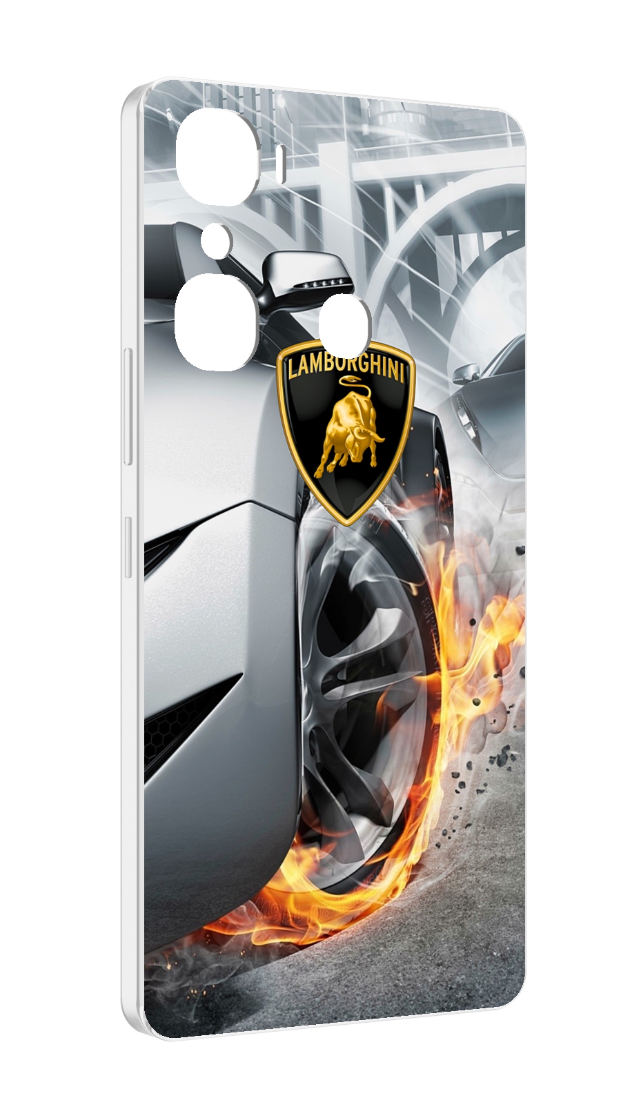 

Чехол MyPads Ламборгини мужской для Infinix Hot 12 Pro, Прозрачный, Tocco