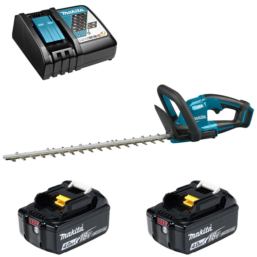 

Кусторез аккумуляторный Makita DUH506RME 50см18В Li-Ion 2х4Ач и з/у, DUH506RME