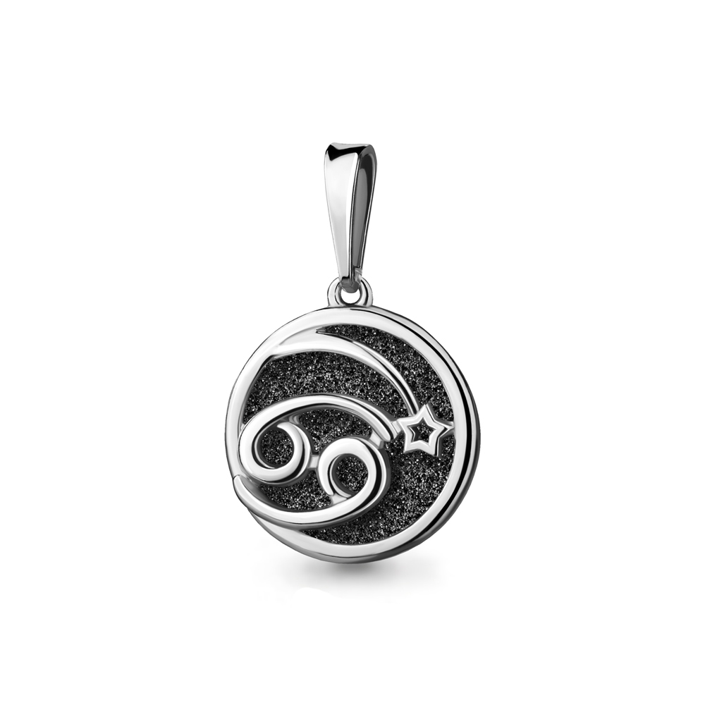 

Подвеска из серебра с винилом Aquamarine 15007У_925_р, 15007У_925_р