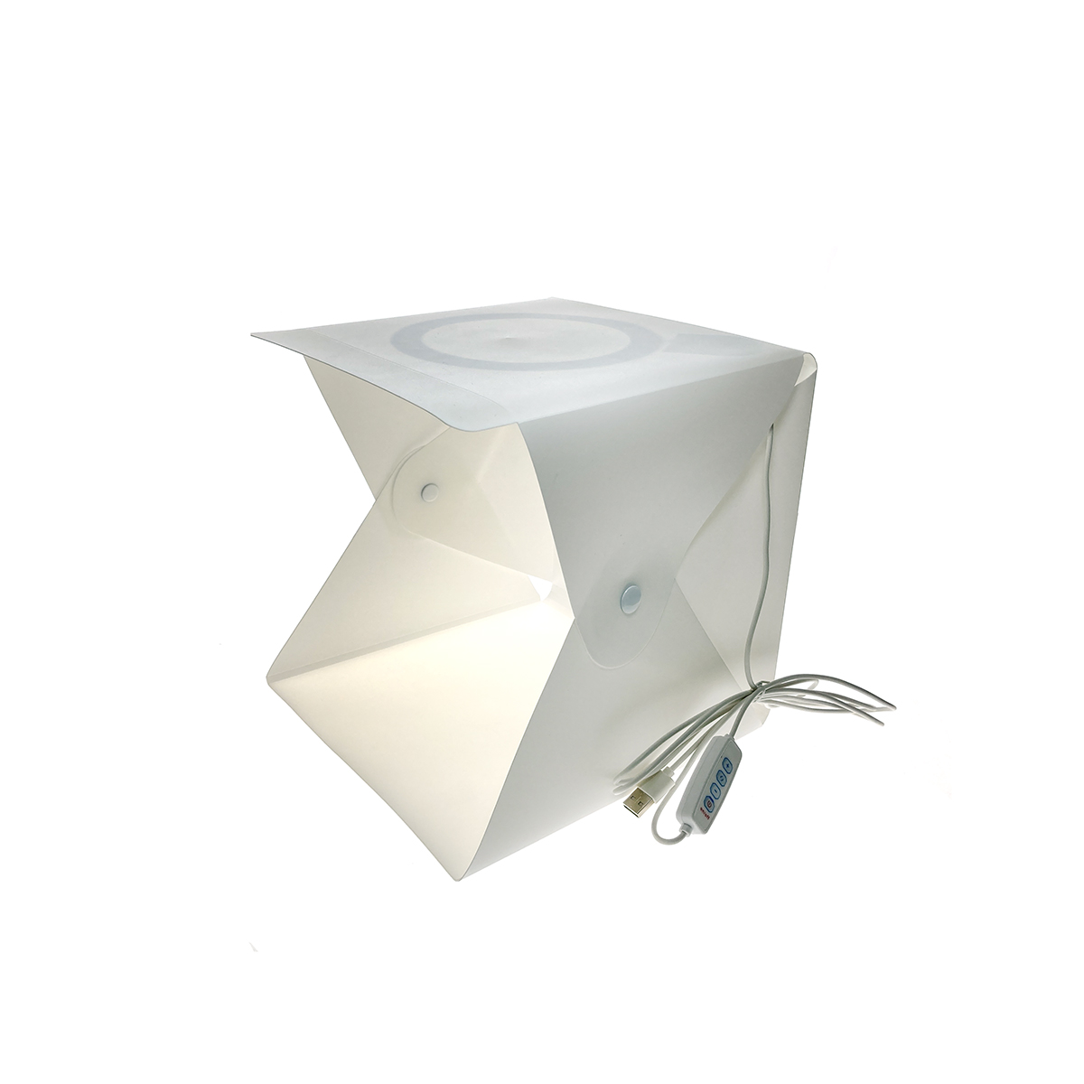 Лайт куб ELC20 Espada 23x21x23см для предметной фотосъёмки со светодиодной подсветкой