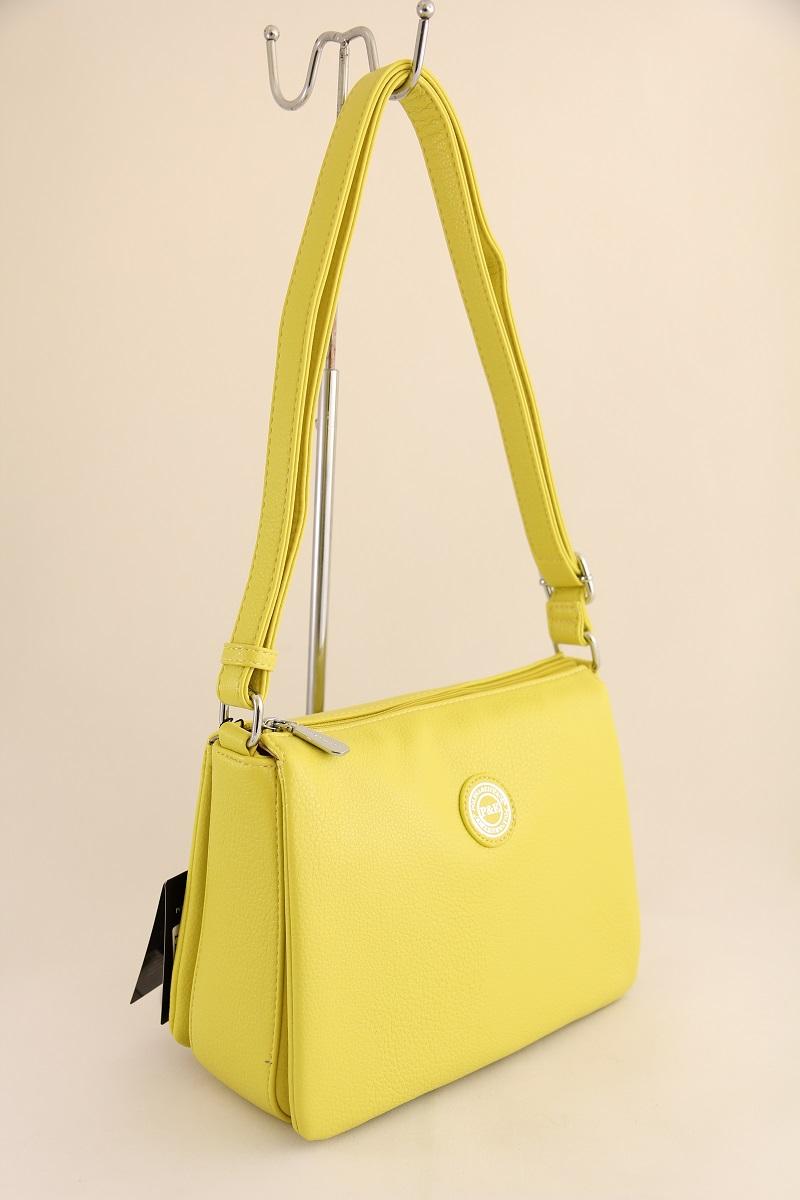 Сумка кросс-боди женская Polina & Eiterou 1366, желтый
