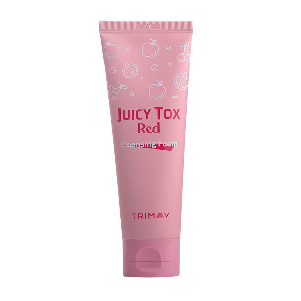 фото Пенка для умывания trimay juicy tox red cleansing foam, 120 мл