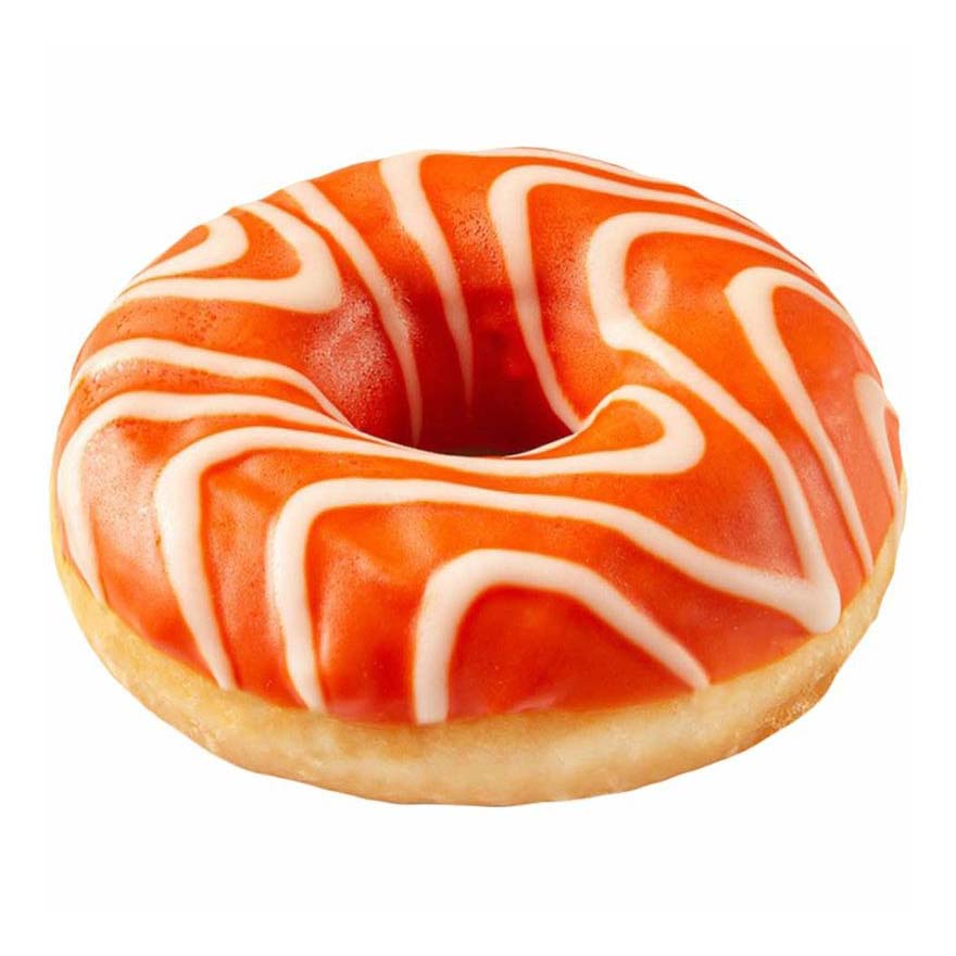 

Пончик Donut Red с начинкой персик 60 г