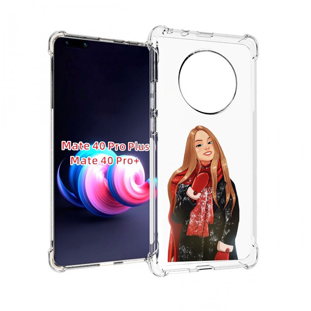 

Чехол MyPads Модный-Гамбол для Huawei Mate 40 Pro+ Plus, Прозрачный, Tocco