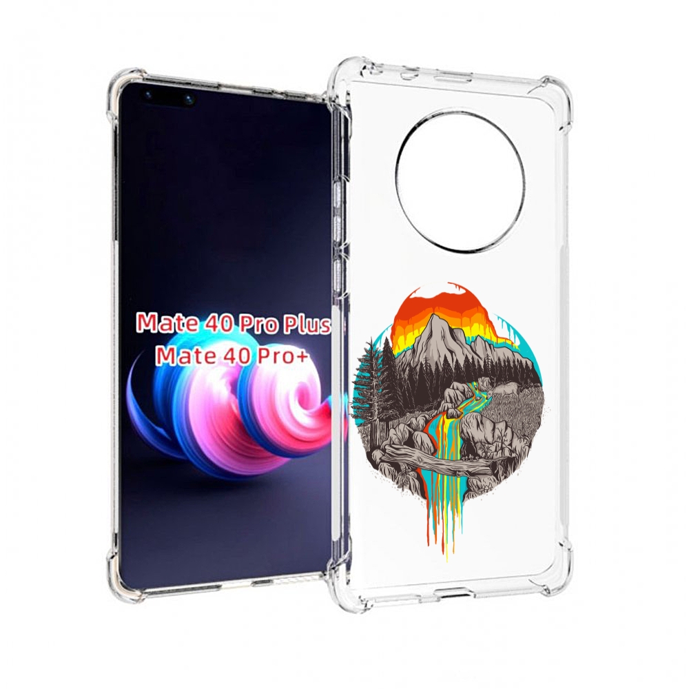 

Чехол MyPads билли-айлиш-в-куртке для Huawei Mate 40 Pro+ Plus, Прозрачный, Tocco