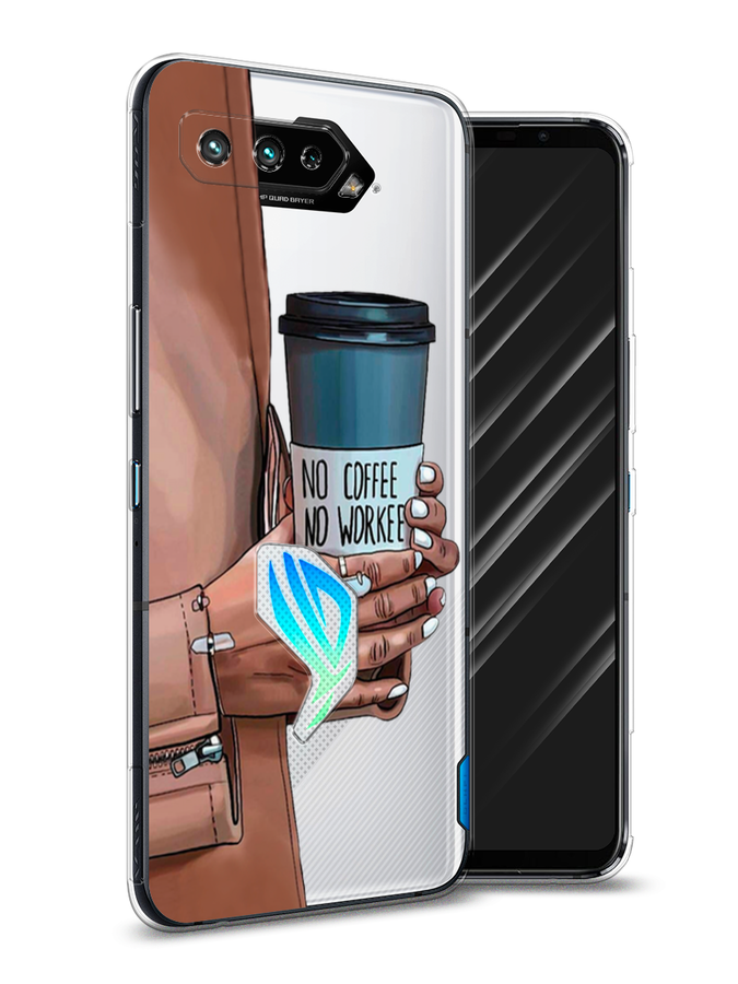 

Чехол Awog на Asus ROG Phone 5 "No coffee", Коричневый;серый, 44250-7