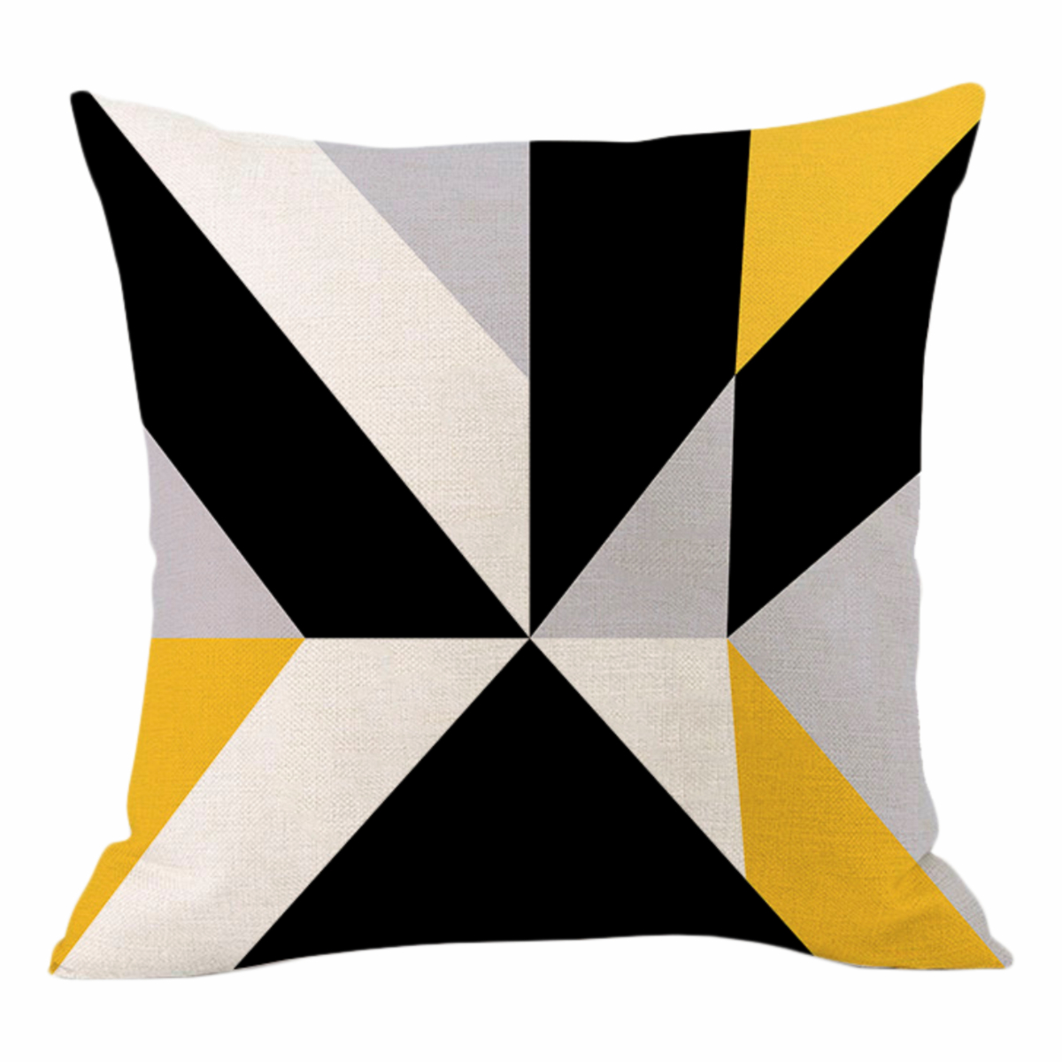 фото Декоративная подушка 5 sisters 5s-pillow-237 желтый, серый, черный 45x45см
