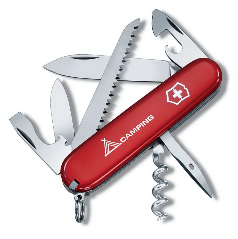 Мультитул Victorinox Camper, красный, 13 опций