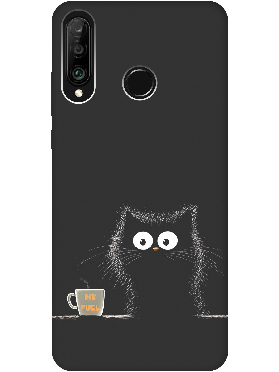 

Силиконовый чехол на Honor 20 Lite / 20s / Huawei P30 Lite с принтом матовый черный 834513, Черный;белый;коричневый, 720772012