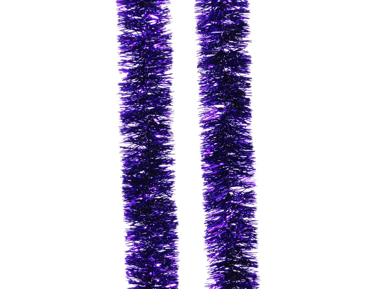Мишура елочная Морозко Праздничная M1005 200 см фиолетовый