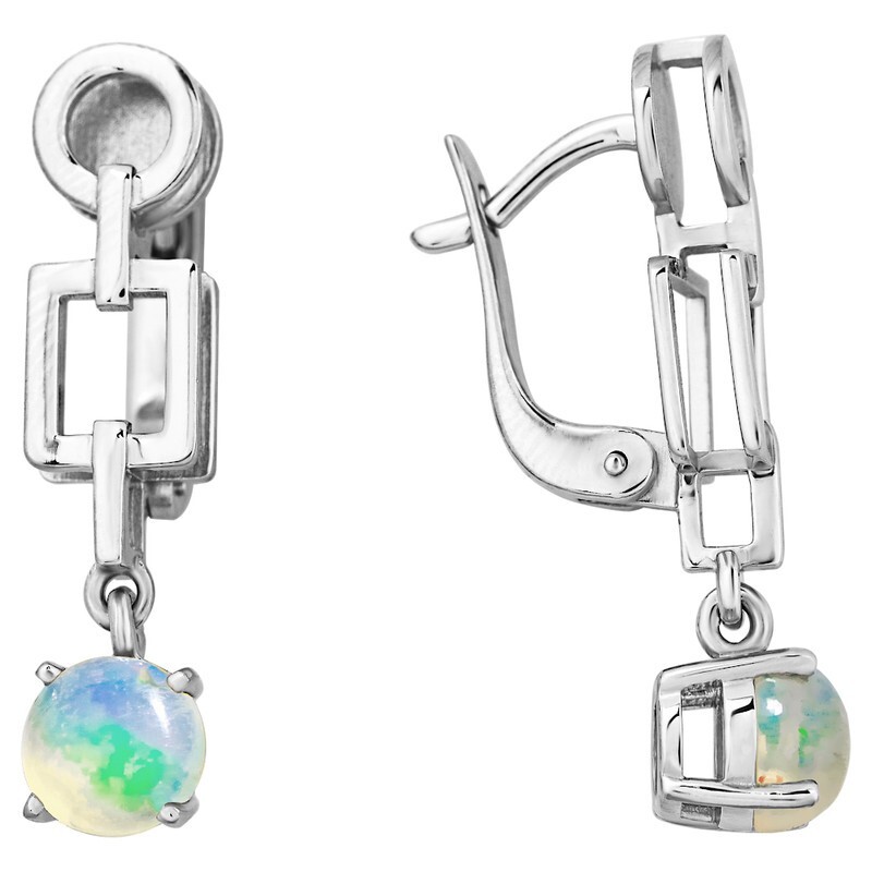 

Серьги из серебра с опалом LAZURIT-ONLINE 6693AG, 6693AG