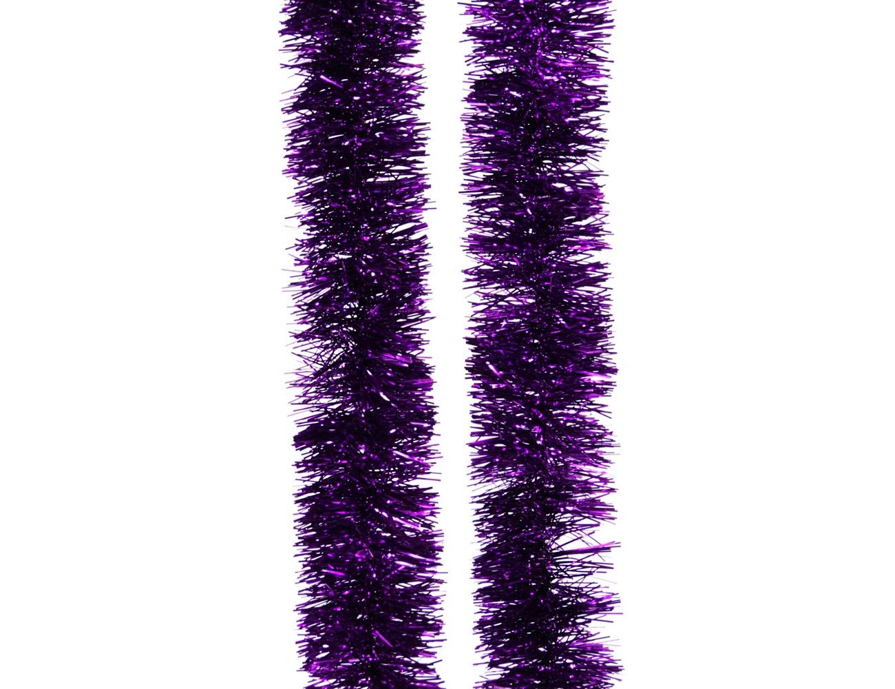 Мишура елочная Морозко Праздничная M1003 200 см фиолетовый
