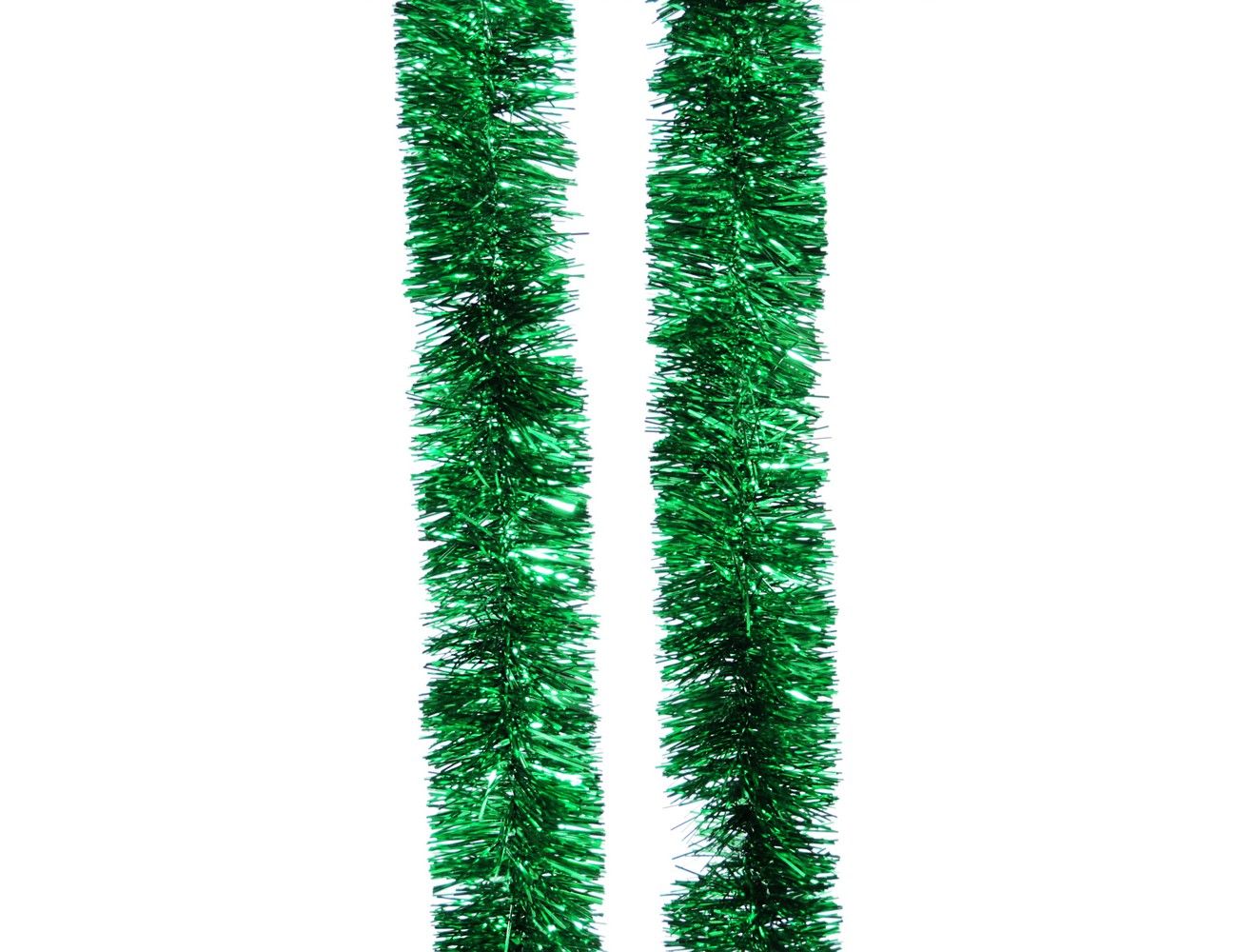 фото Мишура праздничная, 5 см х 2 м, цвет - зеленый, morozco морозко
