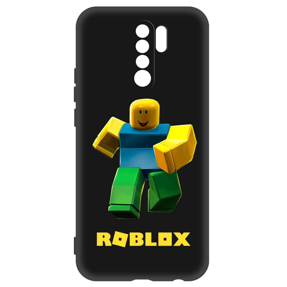 

Чехол-накладка Soft Case Roblox-Классический Нуб для Xiaomi Redmi 9, Черный