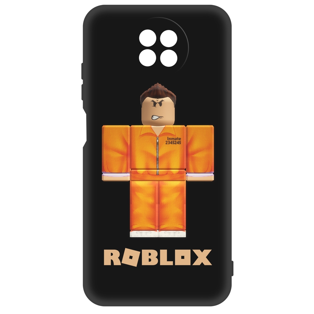 

Чехол-накладка Soft Case Roblox-Заключенный для Xiaomi Redmi Note 9t, Черный