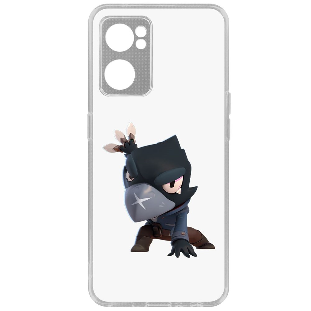 

Чехол-накладка Brawl Stars-Ворон для Oppo Reno7 5G, Прозрачный