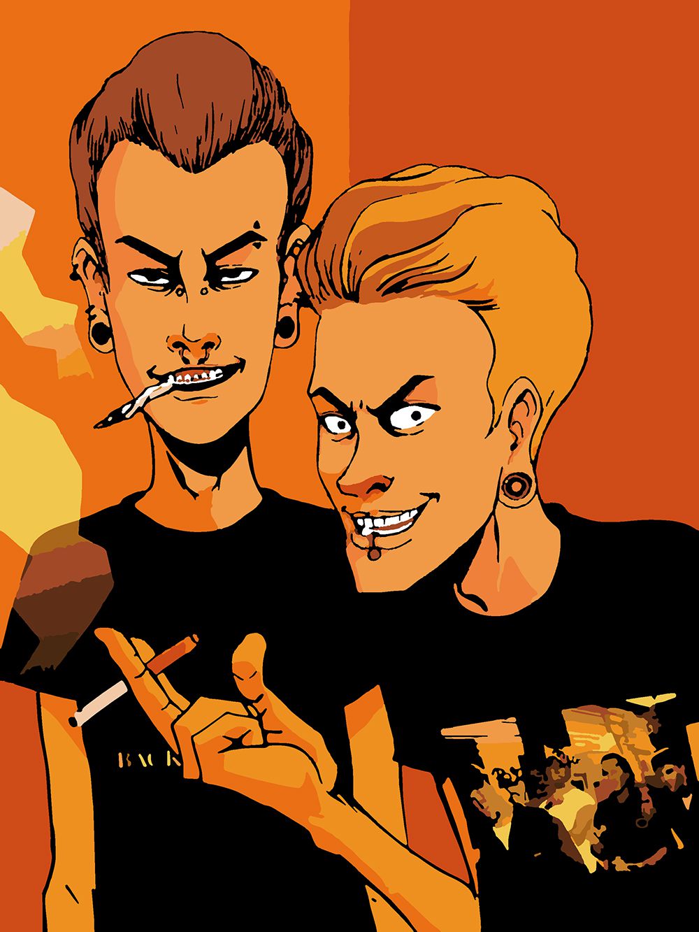 

Картина по номерам Красиво Красим Beavis and Butthead, 90 х 120 см, Beavis and Butthead