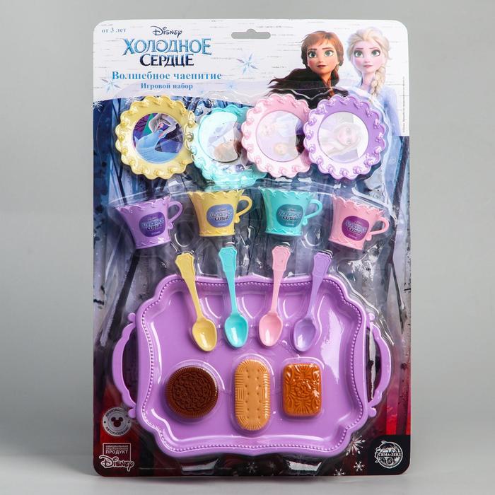

Набор посуды детской игровой набор "Сказочное чаепитие", Холодное сердце, цвет МИКС, Холодное сердце