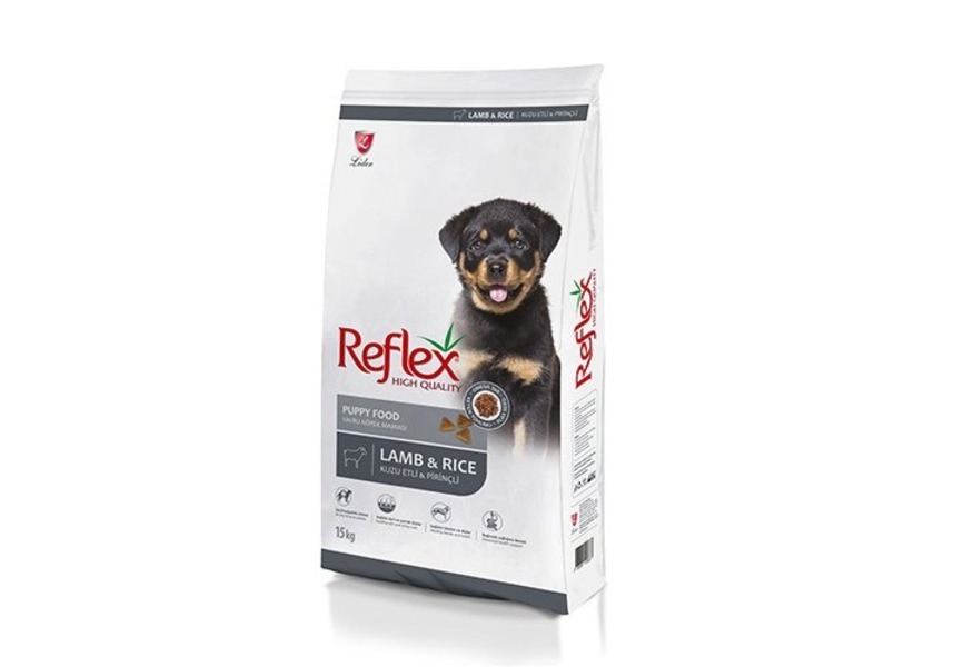 REFLEX Puppy Food Lamb  Rice 15 кг сухой корм для щенков с ягненком и рисом