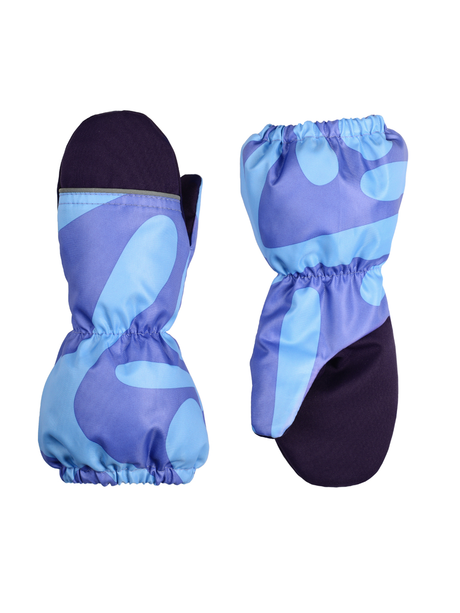 

Варежки детские KISU W23-35601P, 7161, 10, Фиолетовый, W23-35601P
