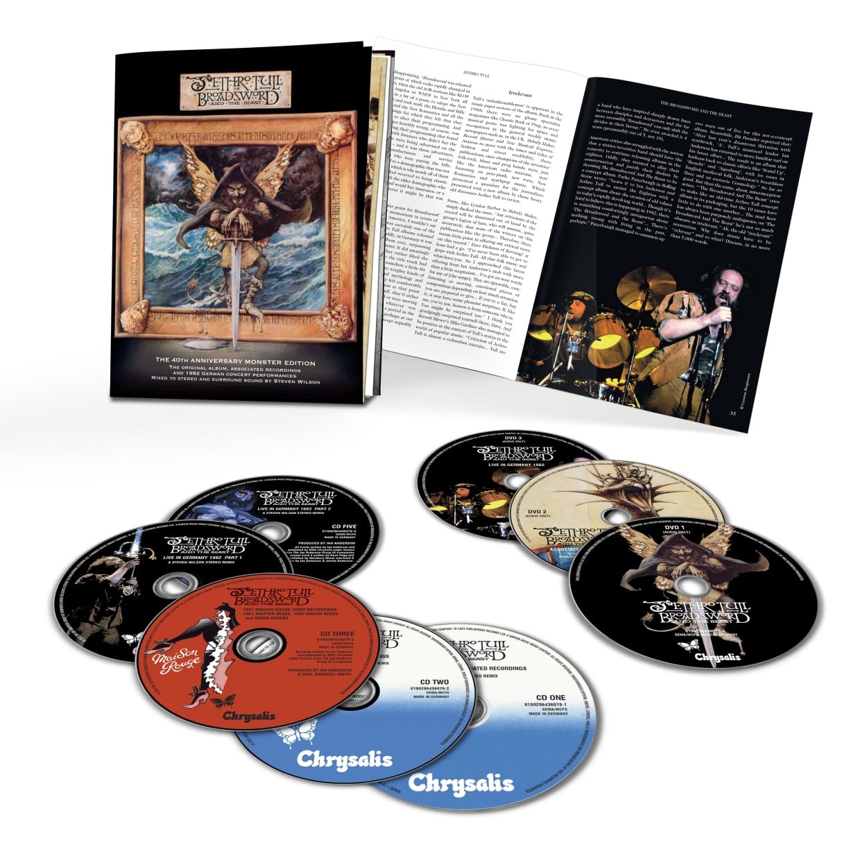 

Jethro Tull The Broadsword And The Beast 40th Anniversary (5CD+3DVD)
