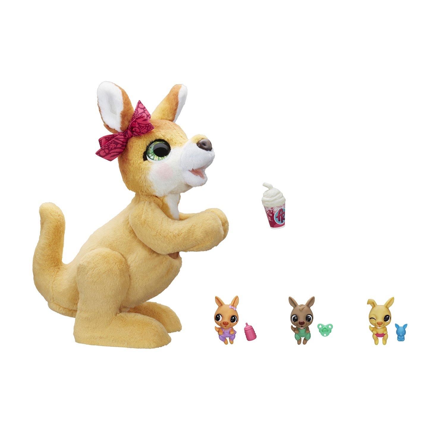 фото Игровой набор hasbro furreal кенгуру джози и ее малыши e67245l0 furreal friends